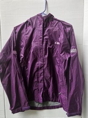 Outdoor Research Purple Hooded Shell Jacket